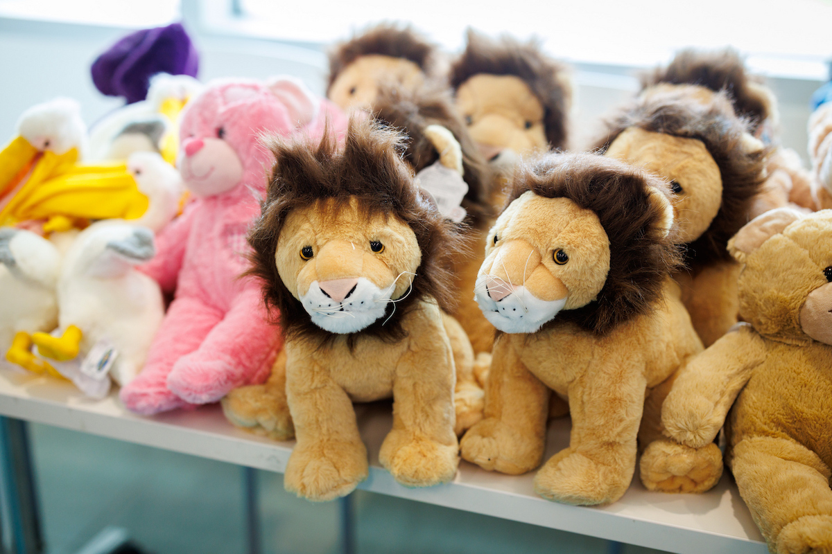 A plethora of stuffed animal options were available to choose from at Toot, Teach and Roll's third annual Furry Friends event at the children's hospital.